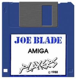 Artwork on the Disc for Joe Blade on the Commodore Amiga.