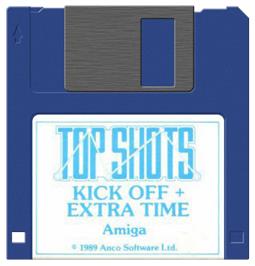 Artwork on the Disc for Kick Off: Extra Time on the Commodore Amiga.