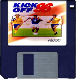 Artwork on the Disc for Kick Off 96 on the Commodore Amiga.