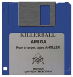 Artwork on the Disc for Killerball on the Commodore Amiga.
