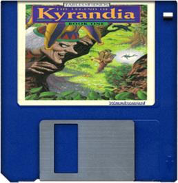 Artwork on the Disc for Legend of Kyrandia on the Commodore Amiga.