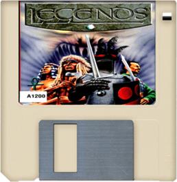 Artwork on the Disc for Legends on the Commodore Amiga.