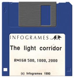 Artwork on the Disc for Light Corridor on the Commodore Amiga.