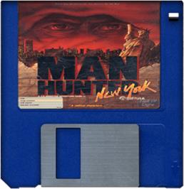 Artwork on the Disc for Manhunter: New York on the Commodore Amiga.