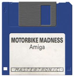 Artwork on the Disc for Motorbike Madness on the Commodore Amiga.