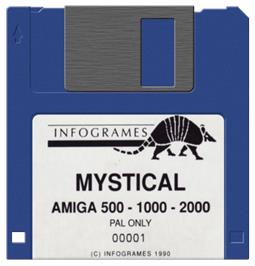 Artwork on the Disc for Mystical on the Commodore Amiga.