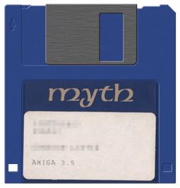 Artwork on the Disc for Myth: History in the Making on the Commodore Amiga.