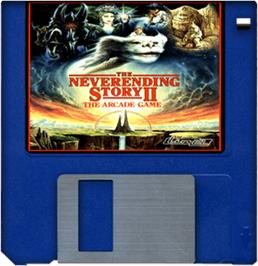 Artwork on the Disc for Neverending Story 2 on the Commodore Amiga.