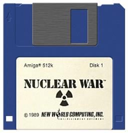 Artwork on the Disc for Nuclear War on the Commodore Amiga.