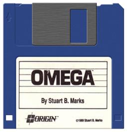 Artwork on the Disc for Omega on the Commodore Amiga.