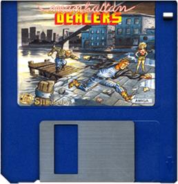 Artwork on the Disc for Operation: Cleanstreets on the Commodore Amiga.