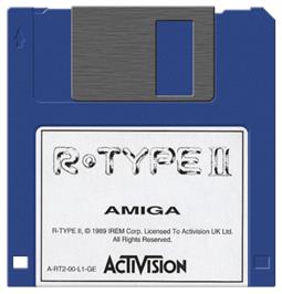 Artwork on the Disc for R-Type II on the Commodore Amiga.