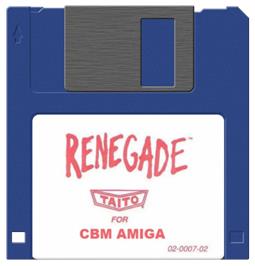 Artwork on the Disc for Renegade on the Commodore Amiga.