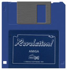 Artwork on the Disc for Revelation on the Commodore Amiga.