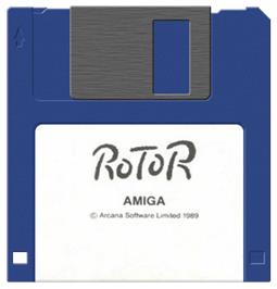 Artwork on the Disc for Rotor on the Commodore Amiga.