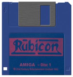 Artwork on the Disc for Rubicon on the Commodore Amiga.