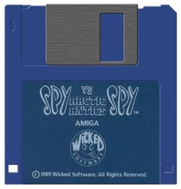 Artwork on the Disc for Spy vs. Spy III: Arctic Antics on the Commodore Amiga.