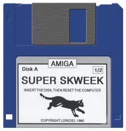 Artwork on the Disc for Super Skweek on the Commodore Amiga.