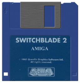 Artwork on the Disc for Switchblade 2 on the Commodore Amiga.