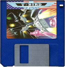 Artwork on the Disc for T-Bird on the Commodore Amiga.