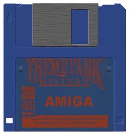 Artwork on the Disc for Theme Park Mystery on the Commodore Amiga.