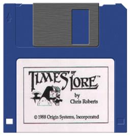 Artwork on the Disc for Times of Lore on the Commodore Amiga.