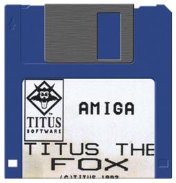 Artwork on the Disc for Titus the Fox: To Marrakech and Back on the Commodore Amiga.
