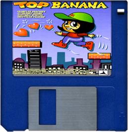 Artwork on the Disc for Top Banana on the Commodore Amiga.