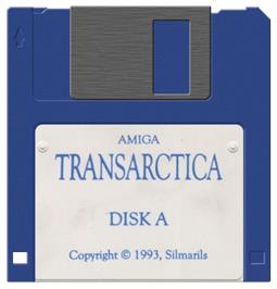 Artwork on the Disc for Transarctica on the Commodore Amiga.