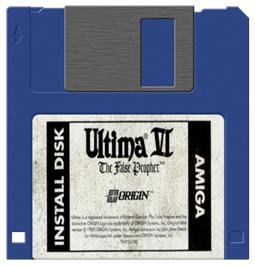 Artwork on the Disc for Ultima VI: The False Prophet on the Commodore Amiga.