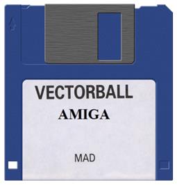 Artwork on the Disc for Vector Ball on the Commodore Amiga.