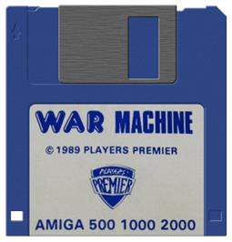 Artwork on the Disc for War Machine on the Commodore Amiga.