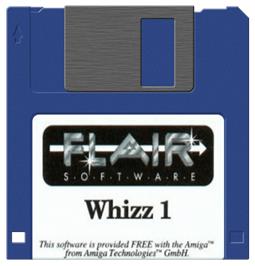 Artwork on the Disc for Whizz on the Commodore Amiga.
