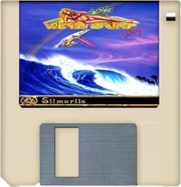 Artwork on the Disc for Windsurf Willy on the Commodore Amiga.