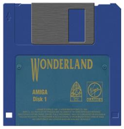 Artwork on the Disc for Wonderland on the Commodore Amiga.