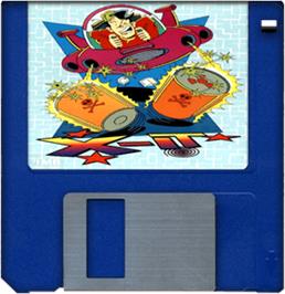 Artwork on the Disc for X-It on the Commodore Amiga.