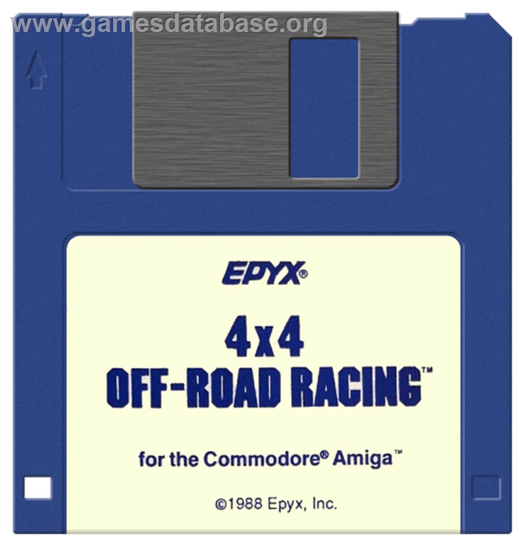 4x4 Off-Road Racing - Commodore Amiga - Artwork - Disc