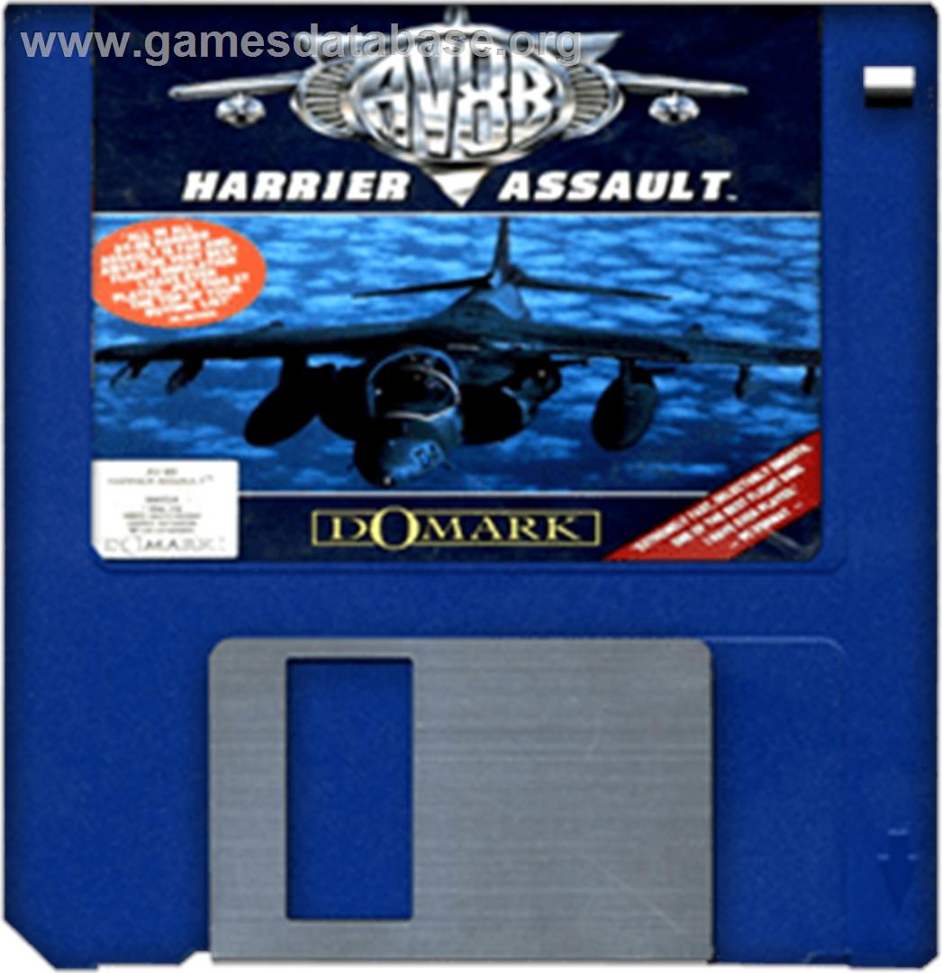 AV8B Harrier Assault - Commodore Amiga - Artwork - Disc