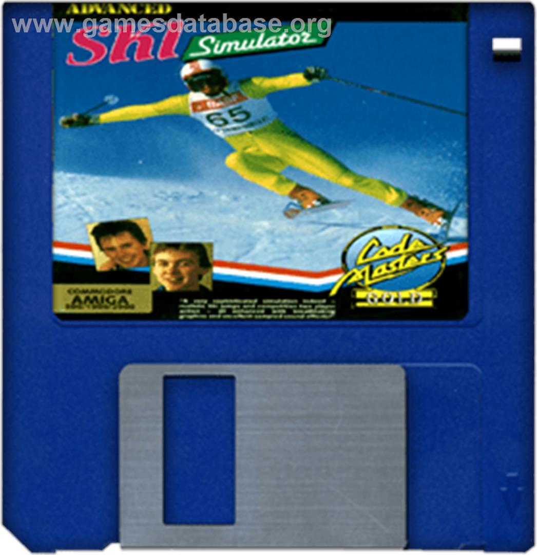Advanced Ski Simulator - Commodore Amiga - Artwork - Disc