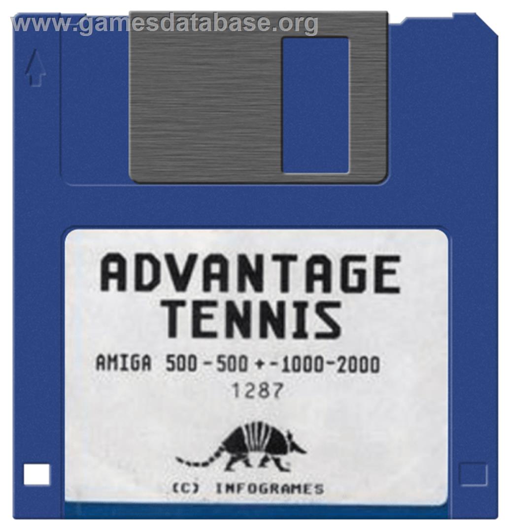 Advantage Tennis - Commodore Amiga - Artwork - Disc