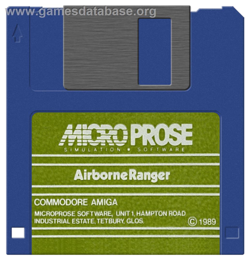 Airborne Ranger - Commodore Amiga - Artwork - Disc