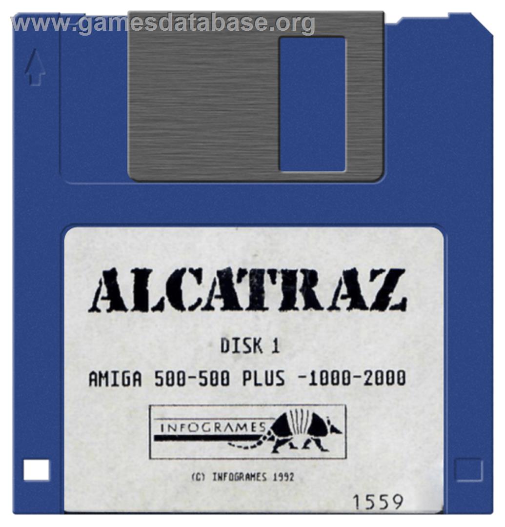 Alcatraz - Commodore Amiga - Artwork - Disc