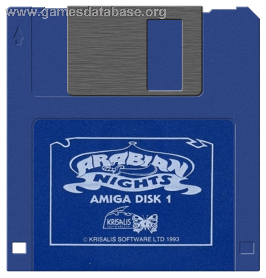Arabian Nights - Commodore Amiga - Artwork - Disc