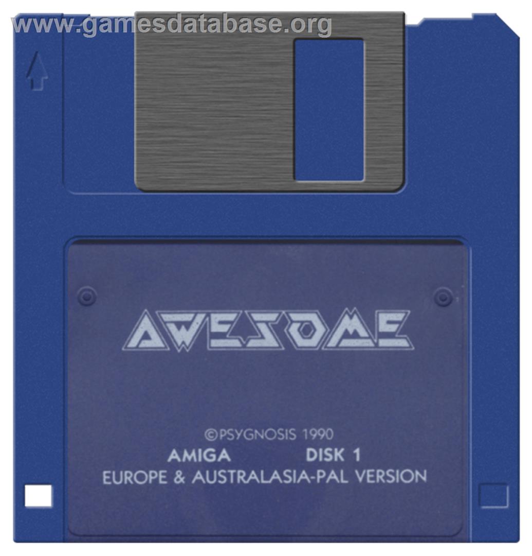 Awesome - Commodore Amiga - Artwork - Disc