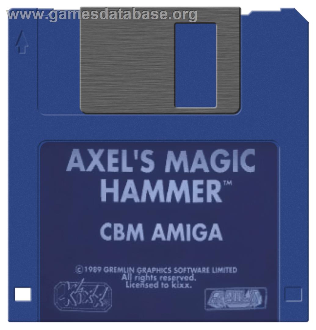 Axel's Magic Hammer - Commodore Amiga - Artwork - Disc