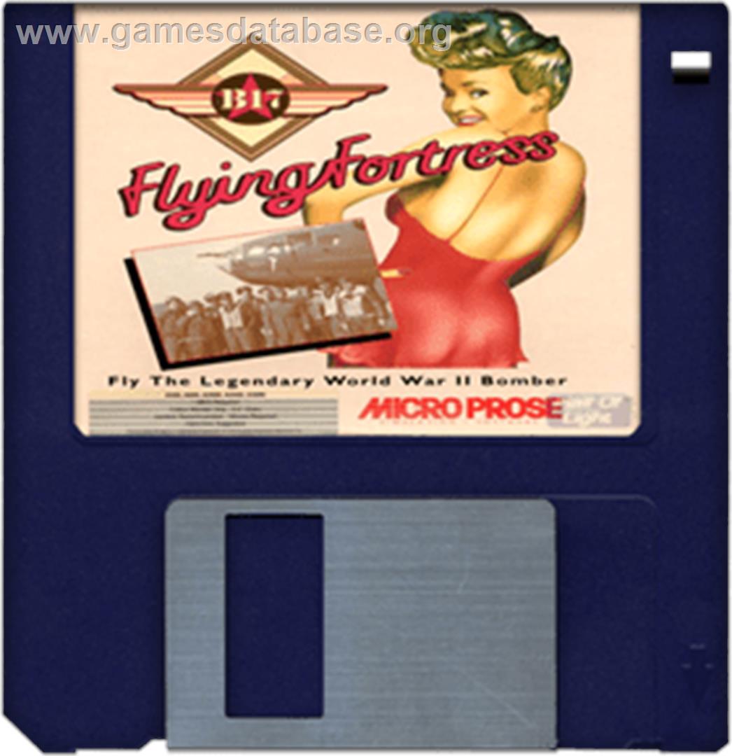 B-17 Flying Fortress - Commodore Amiga - Artwork - Disc
