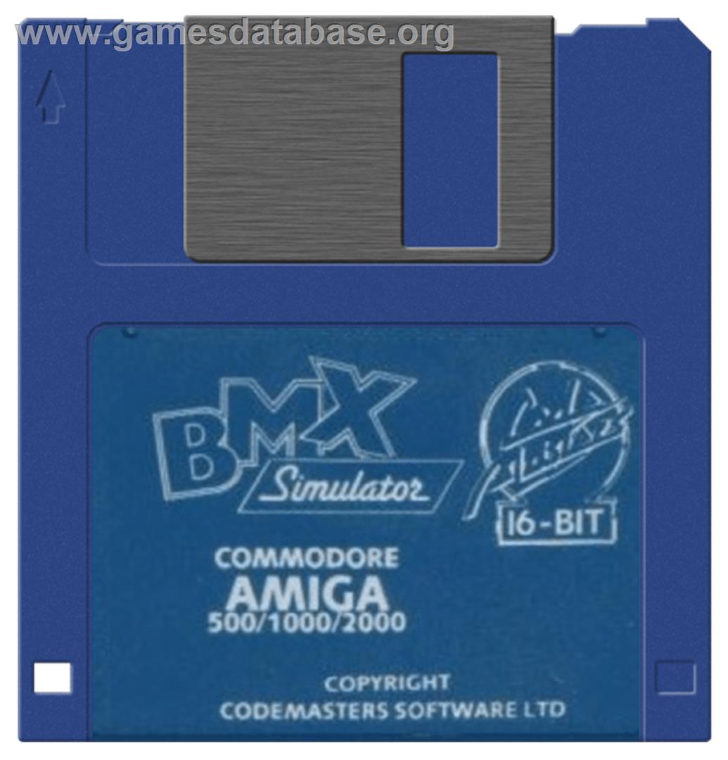 BMX Simulator - Commodore Amiga - Artwork - Disc