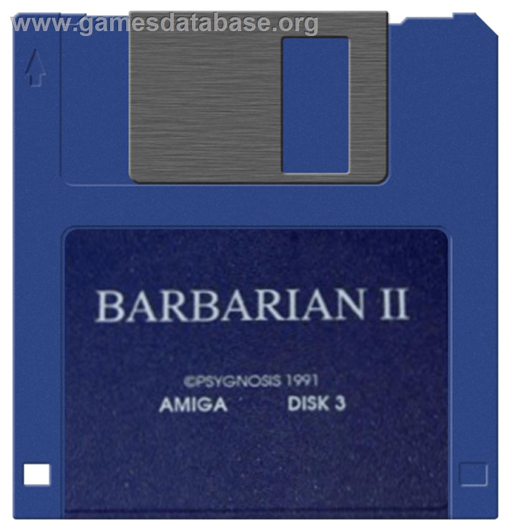 Barbarian 2 - Commodore Amiga - Artwork - Disc