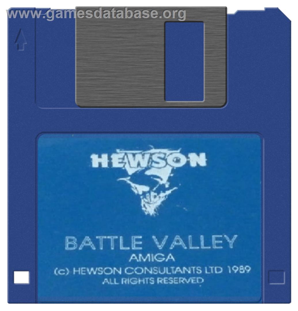 Battle Valley - Commodore Amiga - Artwork - Disc
