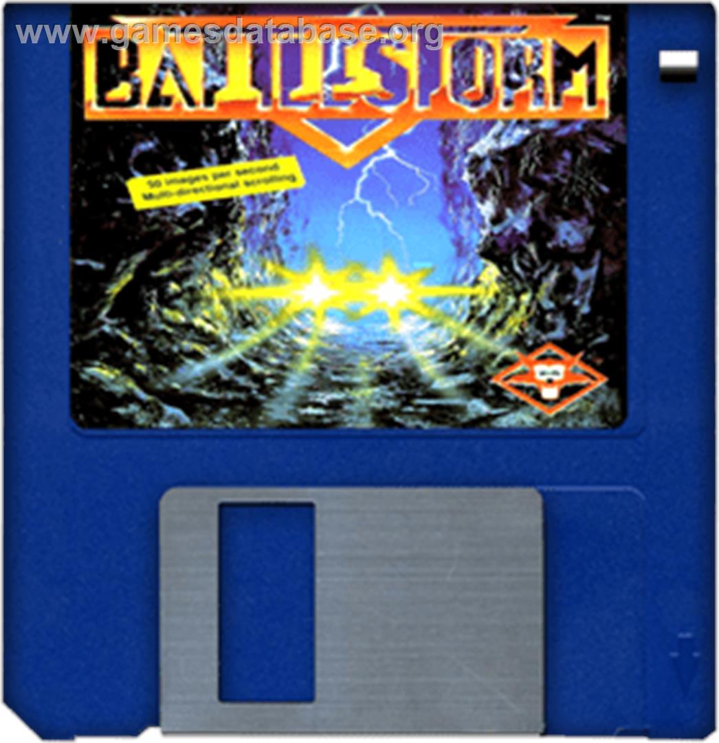 Battlestorm - Commodore Amiga - Artwork - Disc